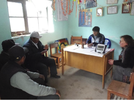 Meeting with Director Froilan in his office