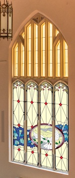 Sanctuary Window - The Dove